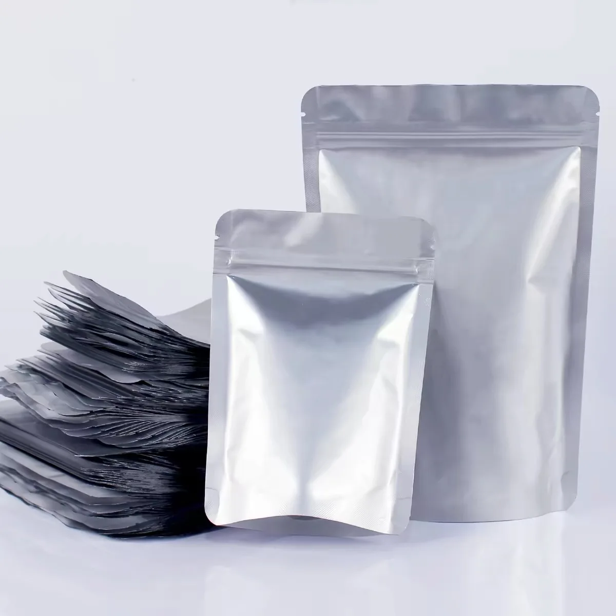 High-Quality Pure Matcha Powder Packaging Bags Self-Sealing Pure Aluminum Foil Green Tea Powder Storage Bags Custom
