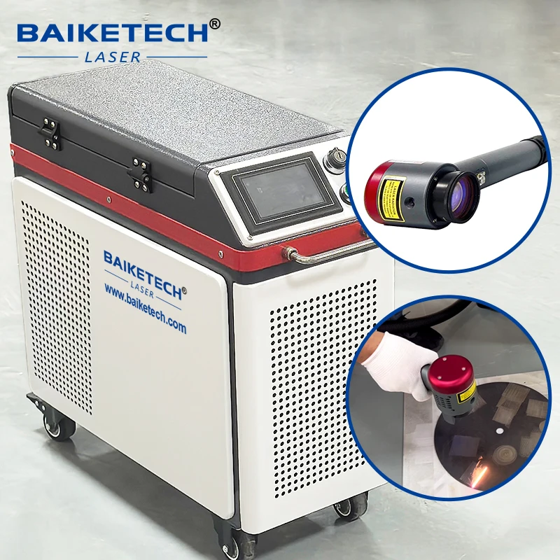 

TH-FLC100SS 100W JPT Handheld Laser Cleaner Air Cooling Pulse Fiber Laser Cleaning Machine Paint Oil Rust Coating Removal