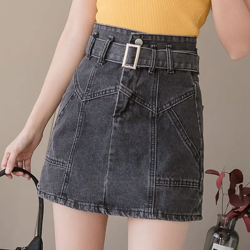 

Design workwear, short denim skirt, denim skirt, pants skirt, trendy women clothing denim skirt LOOSE FIT