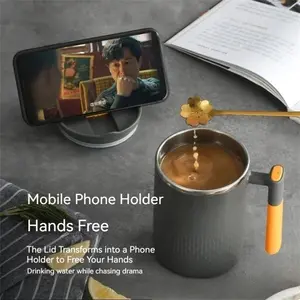 Doppelschicht Anti-Wee-Keeping-Kaffeetasse 304 Tasse Edelstahlwasser mit Griff und Leckage Wärme Canecas 6 Hauptverkaufsthermalbecher mit FTAA - №2