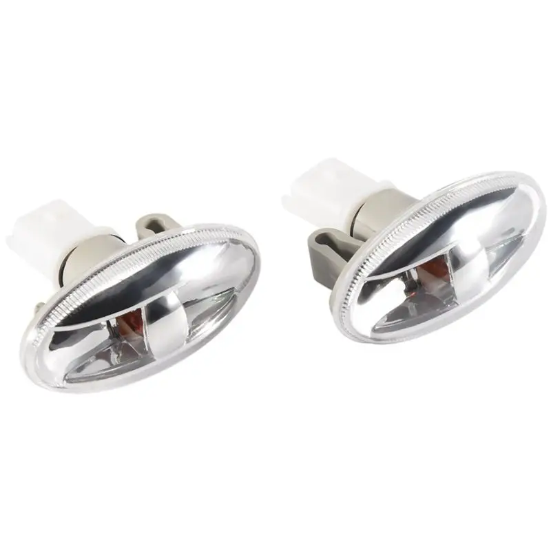 M46K-2Pcs Car Partner Side Steering Indicator Repeater Light For 108 107 407 206 6325G3 For Citreon C1 C2 C3 Picasso