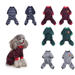 Winter Dog Clothes Sleepingwear Print Warm Jumpsuits Coat For Small s Puppy  Cat Chihuahua Pomeranian Clothing