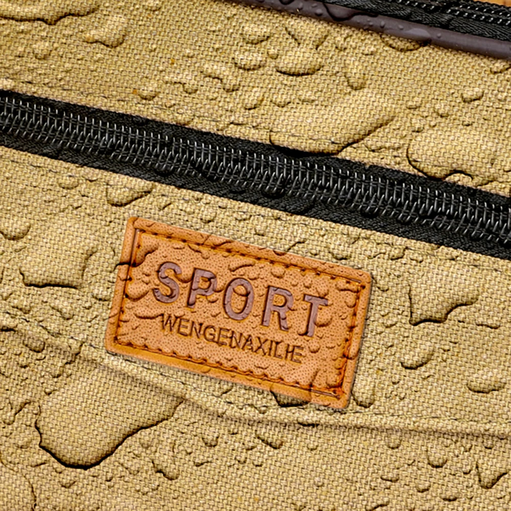 حقيبة خصر رياضية خارجية للرجال مع جيوب متعددة من القماش لتغيير الحقيبة وحقيبة جيب للعملات المعدنية وسحاب للعملات المعدنية لأفضل هدية