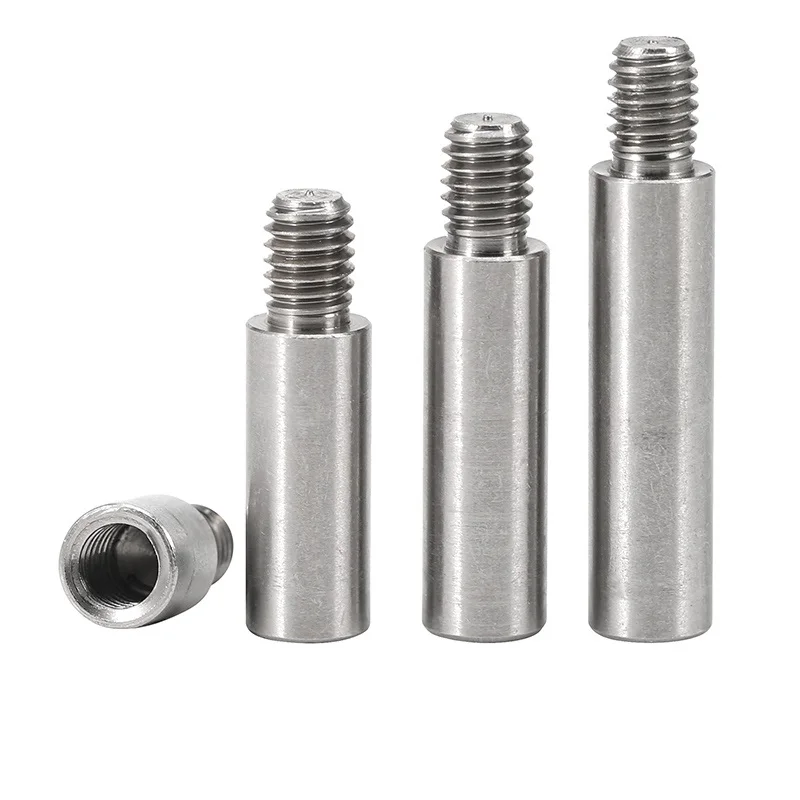 304 Stainless Steel Round Male‑Female Standoff Spacers, M8 M10 12mm 15mm PCB Mount Support Hardware Fastener