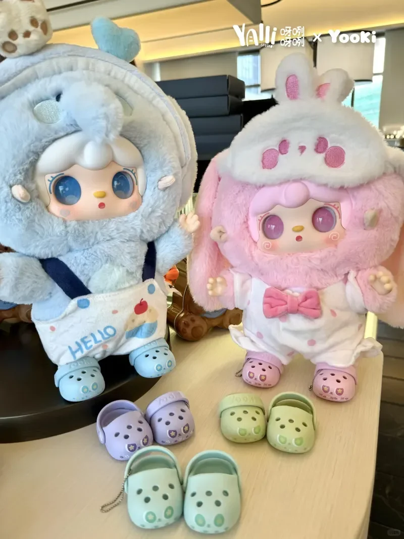 

Милая кукла Йооки, подвесной орнамент, слепая коробка, игрушка, модный дизайн обуви с отверстиями, подходит для кукол Yooki400, коллекционные игрушки