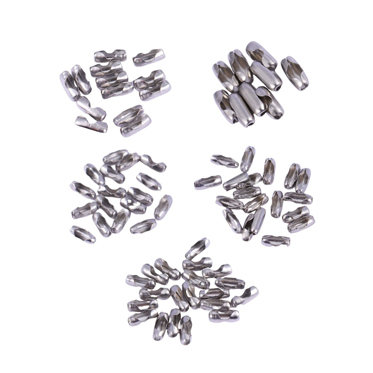 

100 Pcs Metal Waist Buckle Beads for Jewelry Making Hooks Clasp Chains Connector Clasps Necklace Accessories