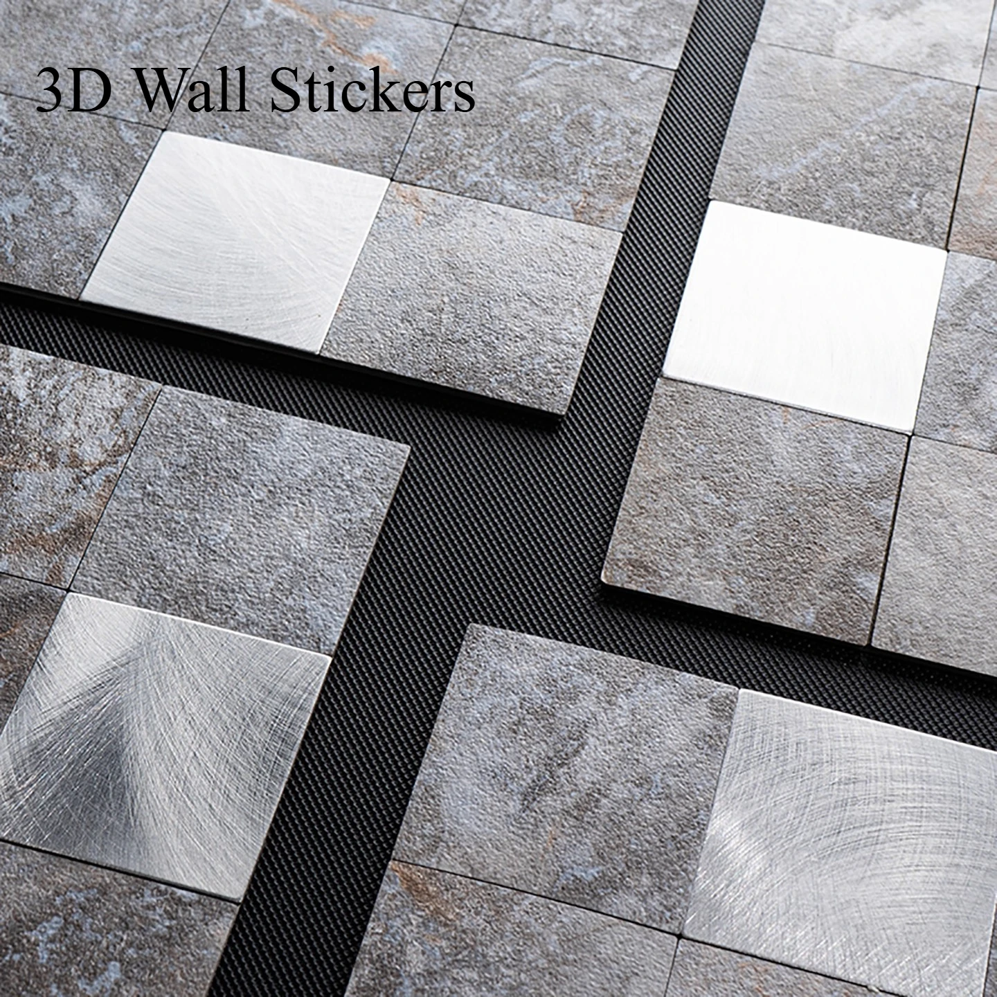 

Wall Sticker Self-adhesive 3D Three-dimensional Wallpaper Home Rental Room Dormitory Kitchen Waterproof