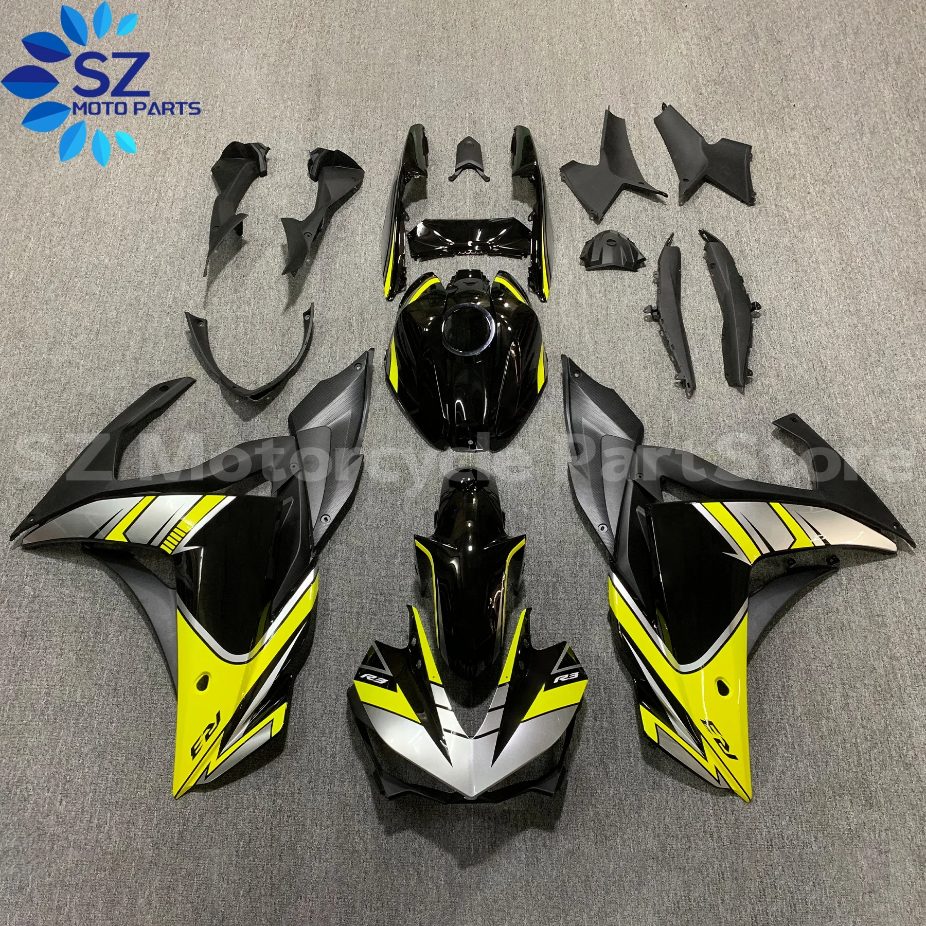 

Fairings fit for Yamaha YZF R3 R25 14 15 16 17 18 Motorcycle Plastic Fairing Kit R3 R25 2014 2015 2016 2017 2018