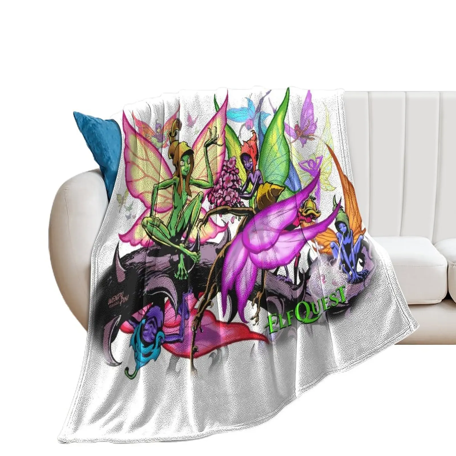 ElfQuest: The Preservers Throw Blanket Giant Sofa Tourist for babies Blankets