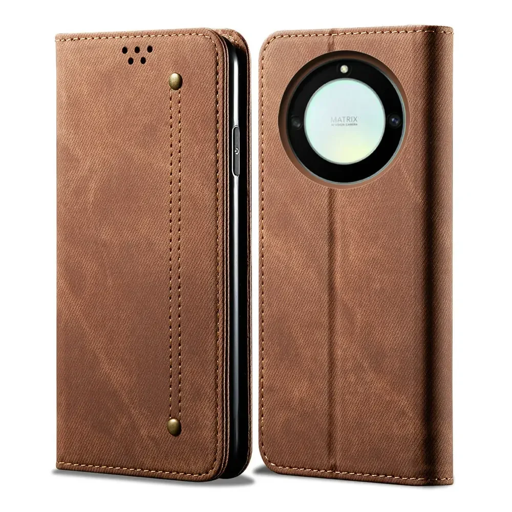 For HonorX8B X7B X9B 9X Premium Case Luxury Leather Wallet Funda For Honor Magic 6 Pro 5 Lite 90 X6A Plus X6s 70 X9A  Flip Cover