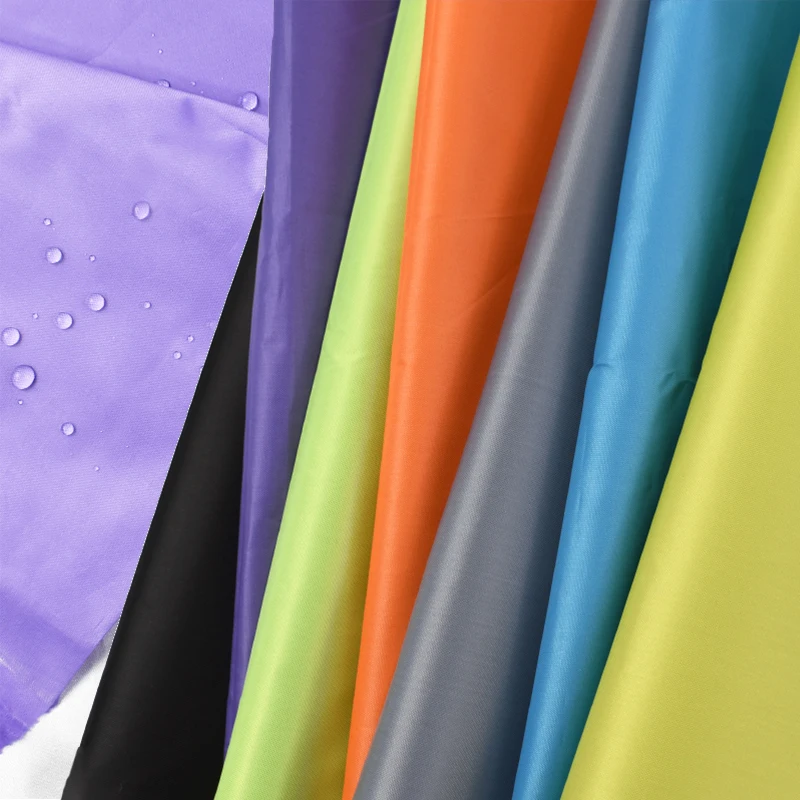 

1-5M 100*148cm 190T Thin Polyester Waterproof Silver-Coated Fabric for Dust Sun Shading Car Covering Rainproof Umbrella Cloth
