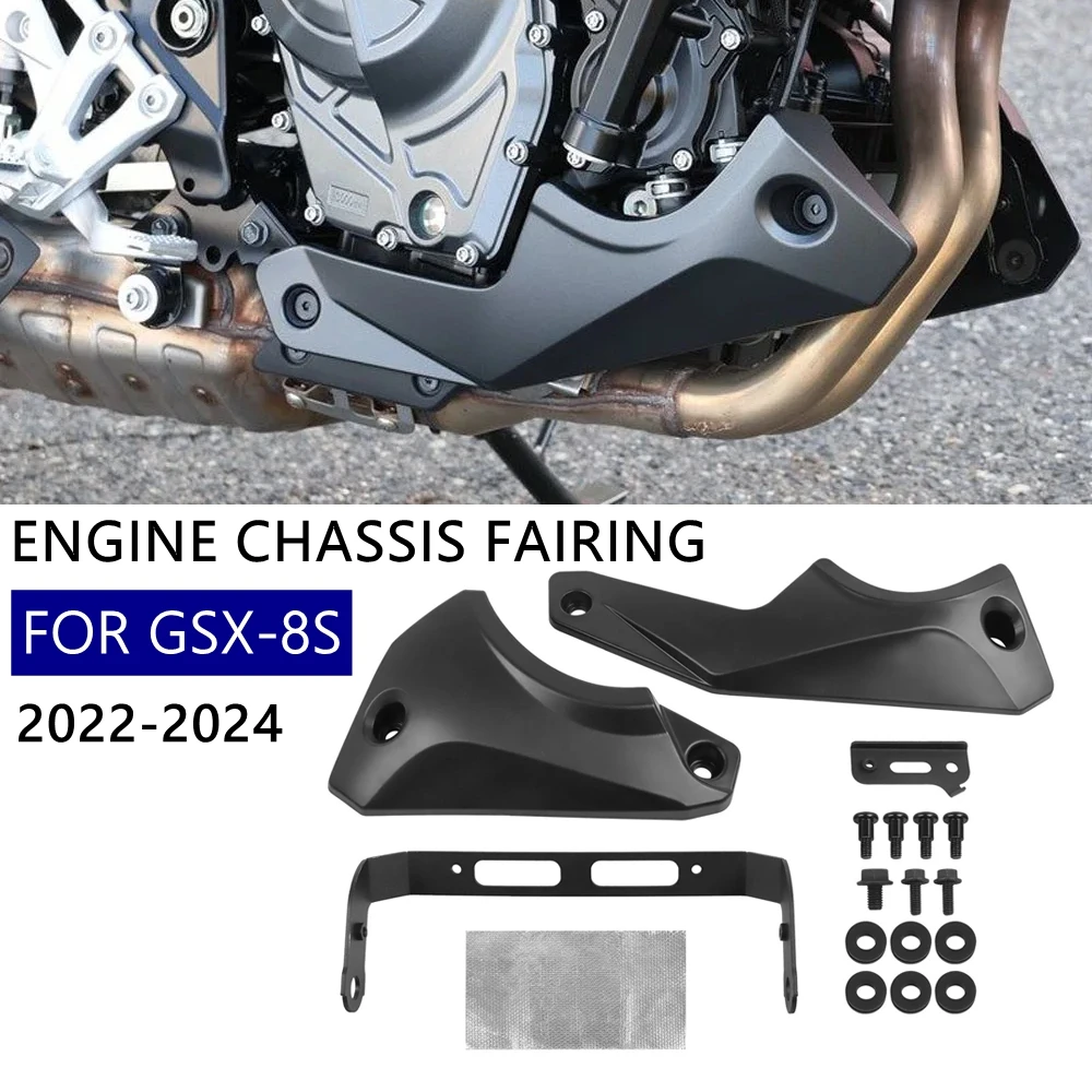 

Motorcycle Engine Chassis Shield Guard For Suzuki GSX-8S GSX8S GSX 8S 2022-2025 Body Lower Bellypan Fairing Protection Cover