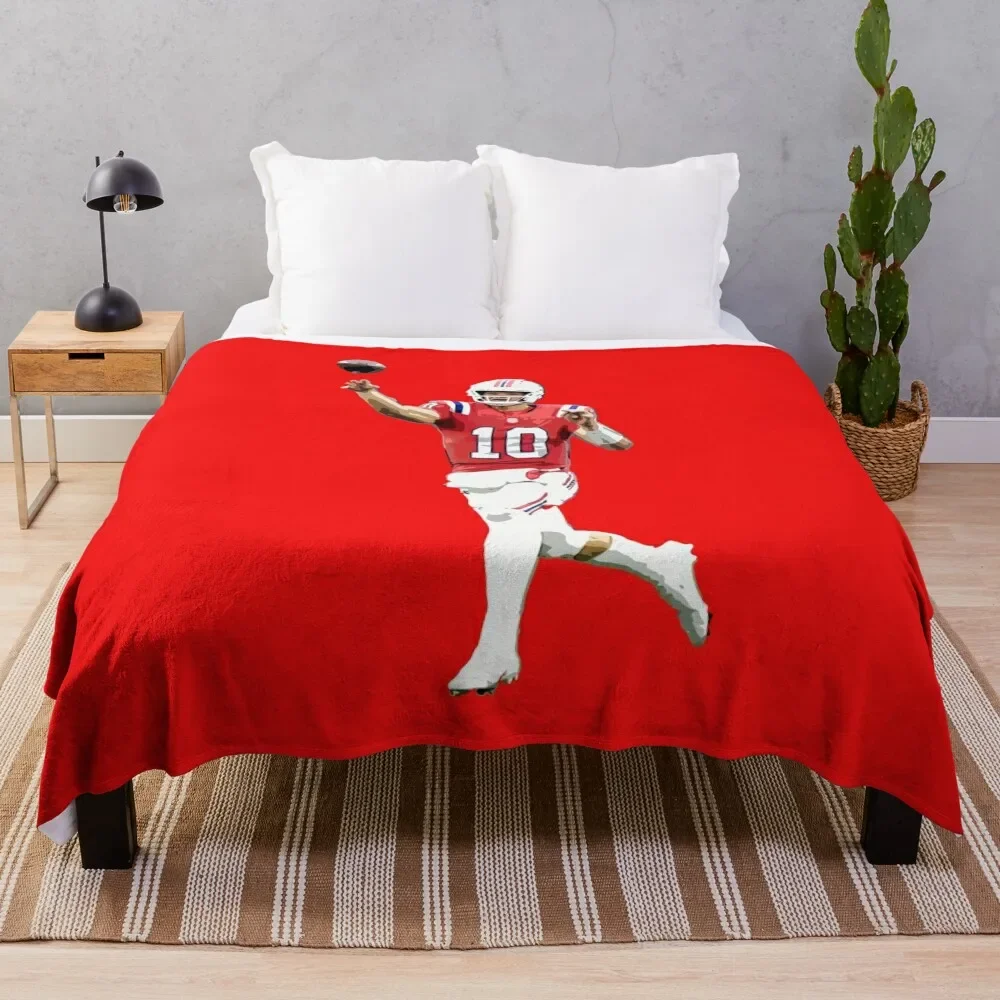 

Drake Maye Throw Blanket Soft Cozy Blanket for Pet Kids Adults