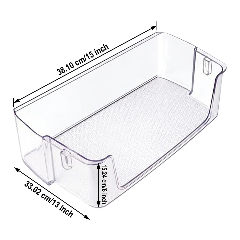 DA63‑09775A Right Refrigerator Door Bin Replacement Side Door Shelf Easy Install Storage Container For Household Fridge Kitchen