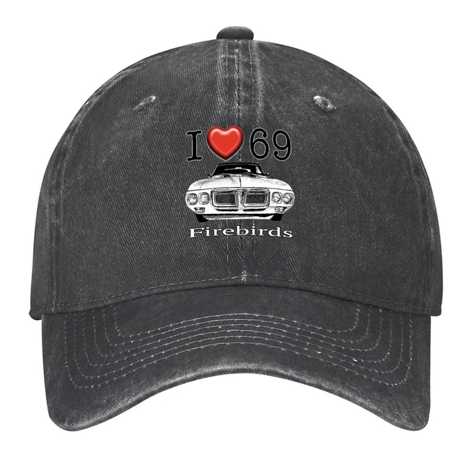 

I love 69 Firebird Baseball Cap Trucker Hat fishing hat fashionable custom caps Caps Women Men's