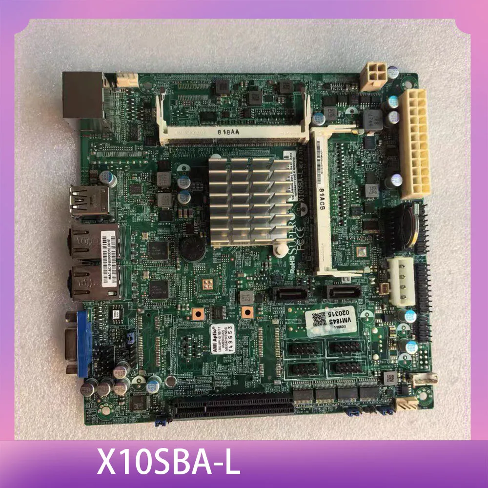 

embedded industrial control motherboard 17x17 mini board X10SBA-L