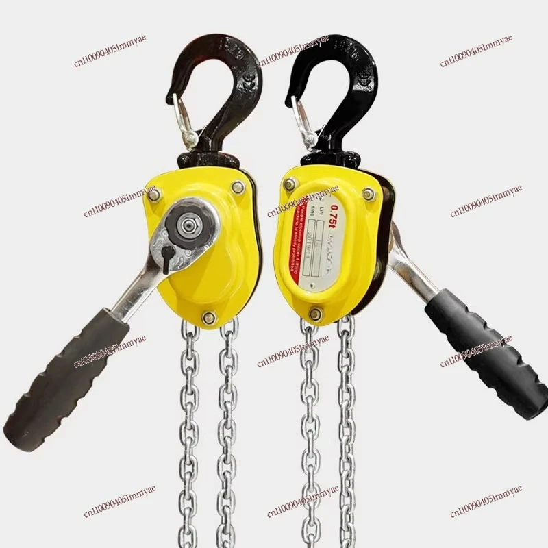 Miniature mini wrench hoist portable hand crank manual traction tensioner