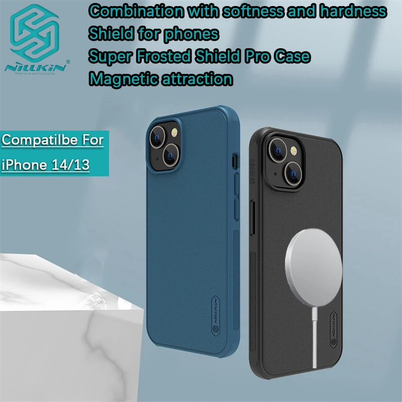 for iPhone 13 Pro Max/13 Pro 13 Mini Nillkin Super Frosted Shield Pro Magnetic Case Hard case phone Case shell