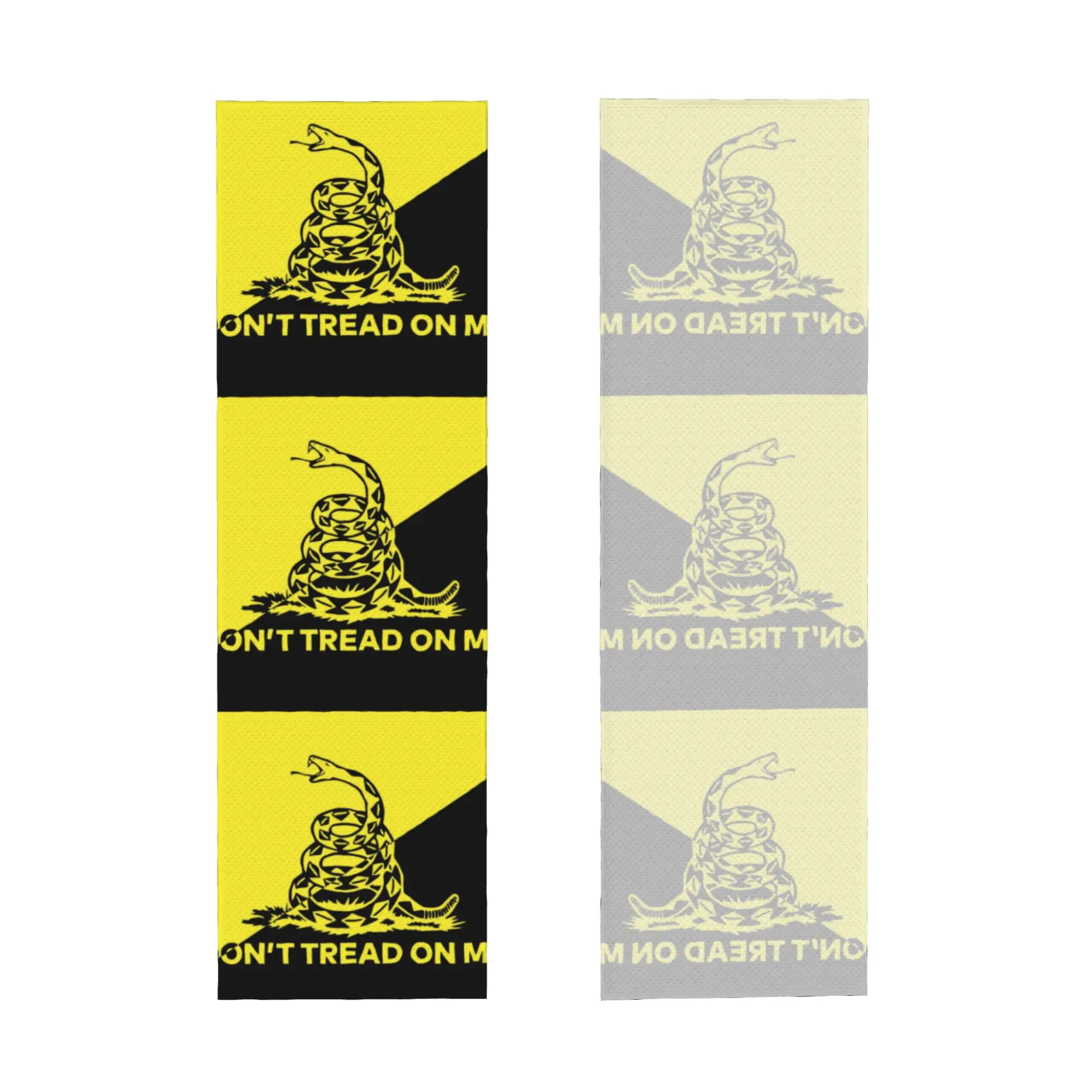 Cold Exercise Towel Dont Tread On Me Gadsden Flag Beach Sports Yoga Swimming Camping Towel Refreshing Sports Scarf Face Towels