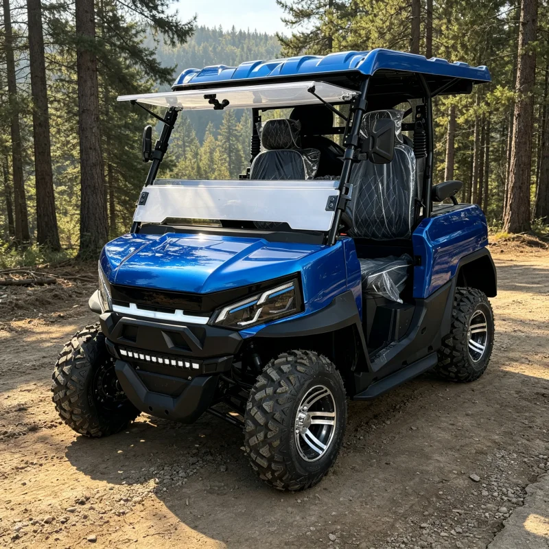 Outdoor All-Terrain Electric UTV / Off-Road Vehicle – Suitable for Sightseeing, Patrols, and Use in Scenic Areas, Forests.