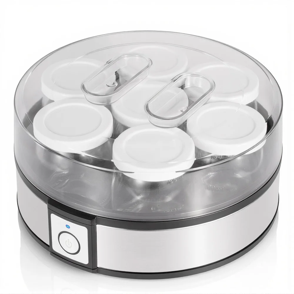 EU US Standard 20W Electric Yogurt Maker PTC Heating Technology Energy Saving Easy Clean Design