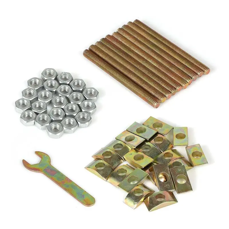 1 Apr.10 PCS Countertop Connector,Table Top Fasteners Joint Connector Drawbolt Pack Steel Miter Draw Bolt Countertop Flip Connec