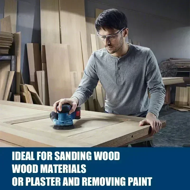 Bosch GEX 185-LI 18V Brushless Orbital Sander 125mm Cordless Polisher Low Vibration Dustless Sanding Machine view 6