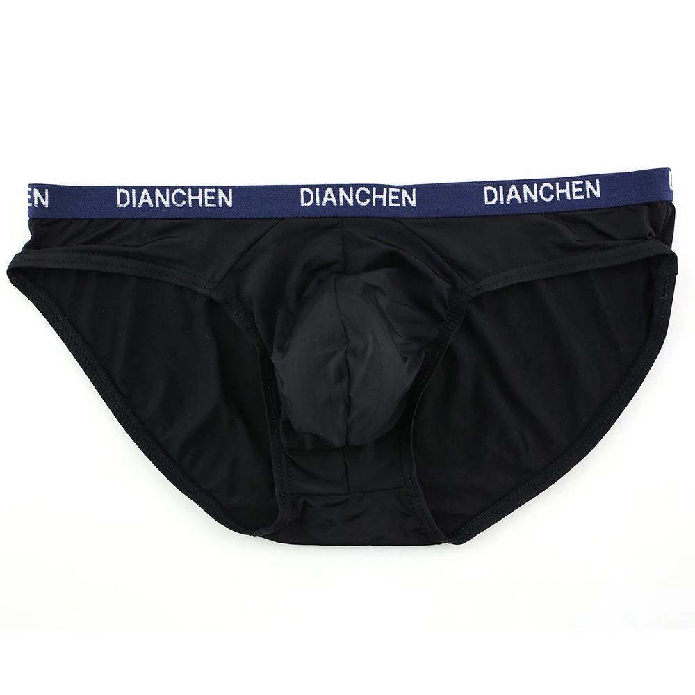 

Breathable Underwear Low Waist Underpants Boxer Briefs Elastic Ice Silk Knickers Lingerie Panties Thong Fashion