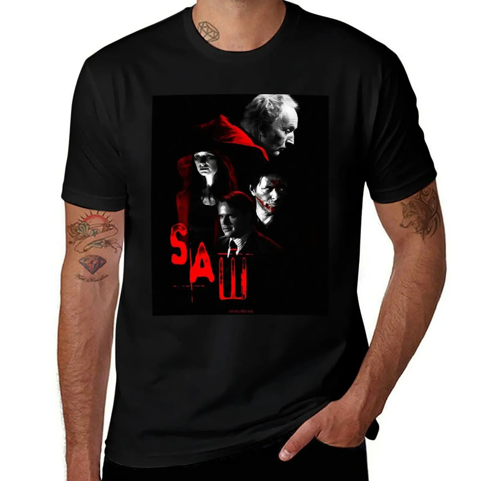 SAW Movie T-Shirt Plus Size Outdoor Casual Top T-Shirt