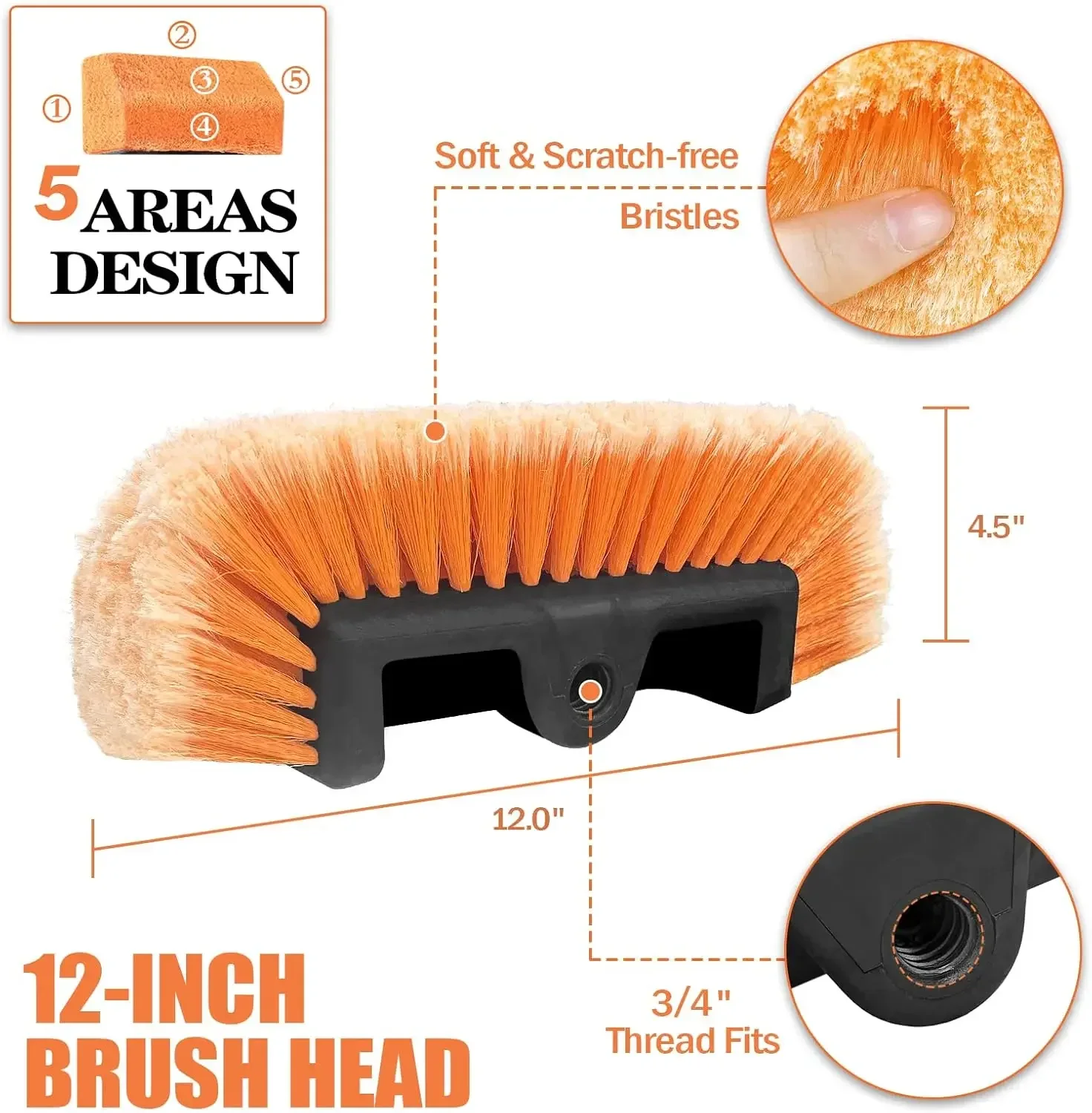 

Отличные скидки. Набор для чистки автомобиля длиной 4–12 футов, мягкая щетка для мытья, щетка для шин, скребок для окон.