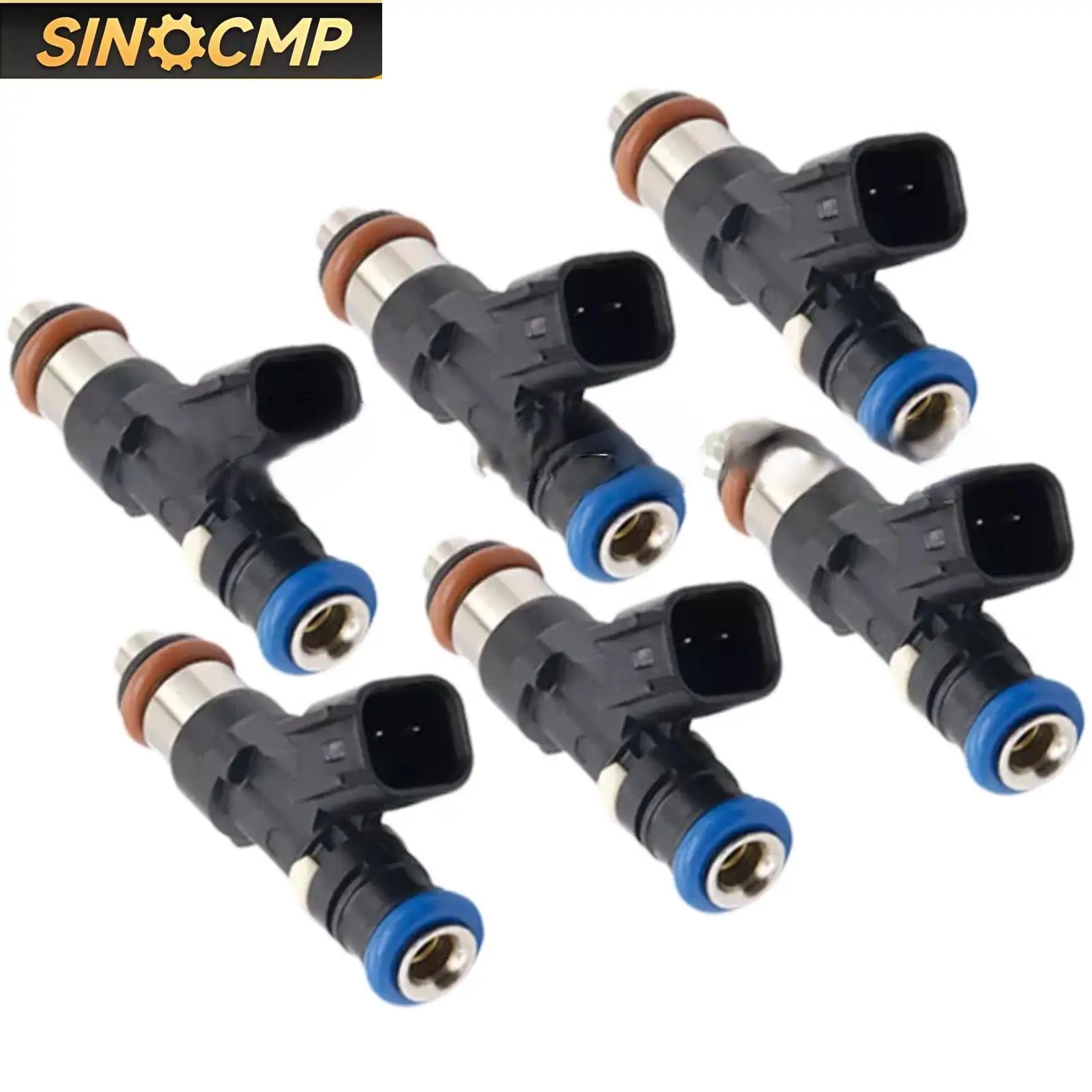 

0280158154 832-11221 12608632 Fuel Injectors For Saturn Outlook Buick GMC 2007-10 3.6L Fuel Injector Automobiles Parts 6Pcs