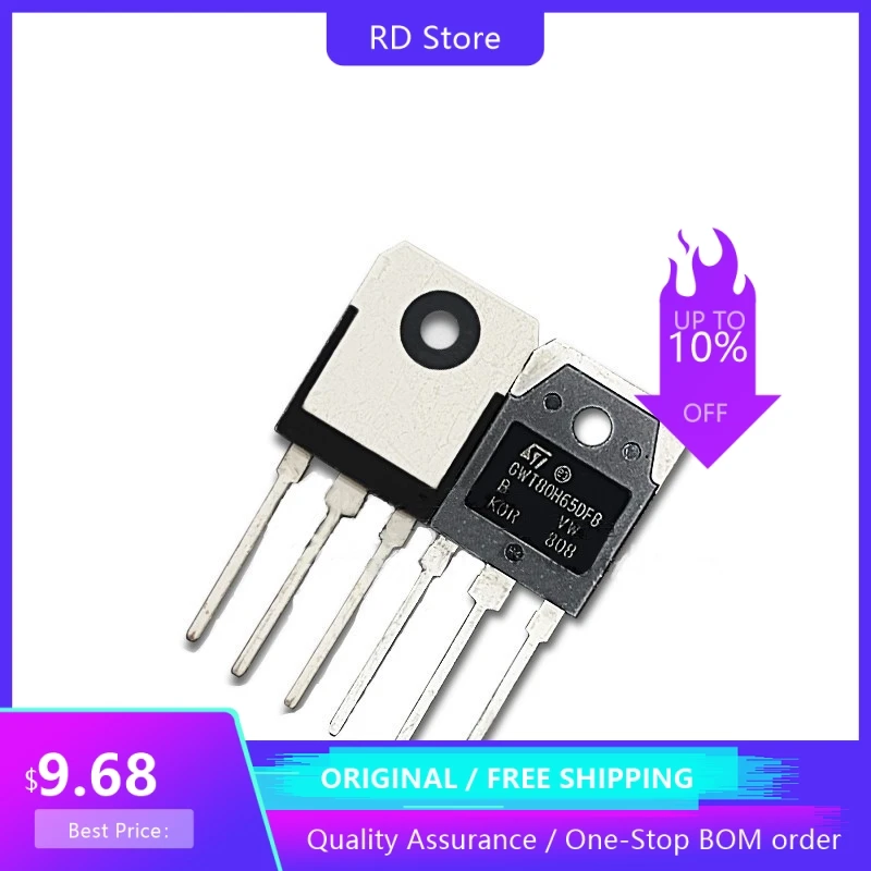 

5Pcs/Lot STGWT80H65DFB GWT80H65DFB STGWT80H Package TO-3P IGBT Transistor Free SHipping