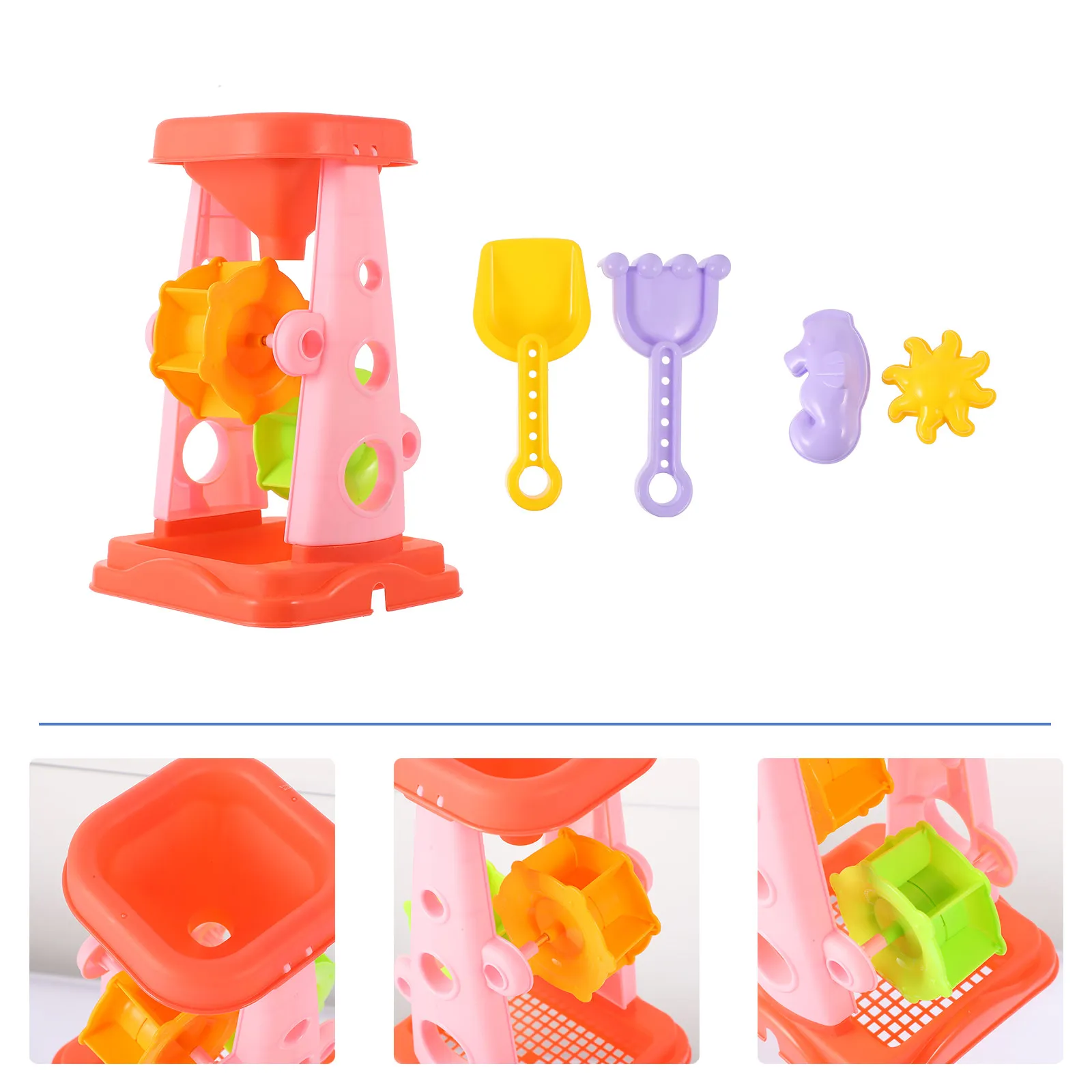 

1Set Durable Playing Set Children Beach Digging Tool Portable Design Enhances Imagination Socialization Gift