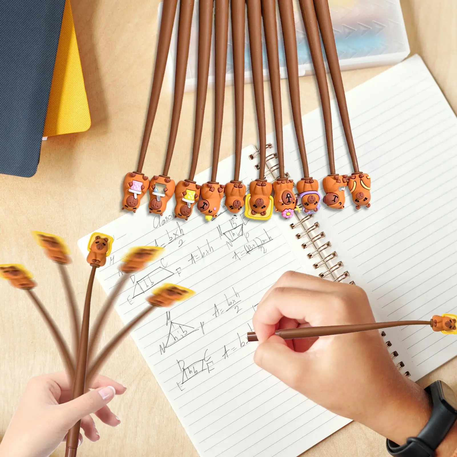 

Capybara Pencils 48 Pieces Capybara Shaking Cartoon Pens 0.5mm Pencils Fidget Toy For Student Note Taking Work School Teacher