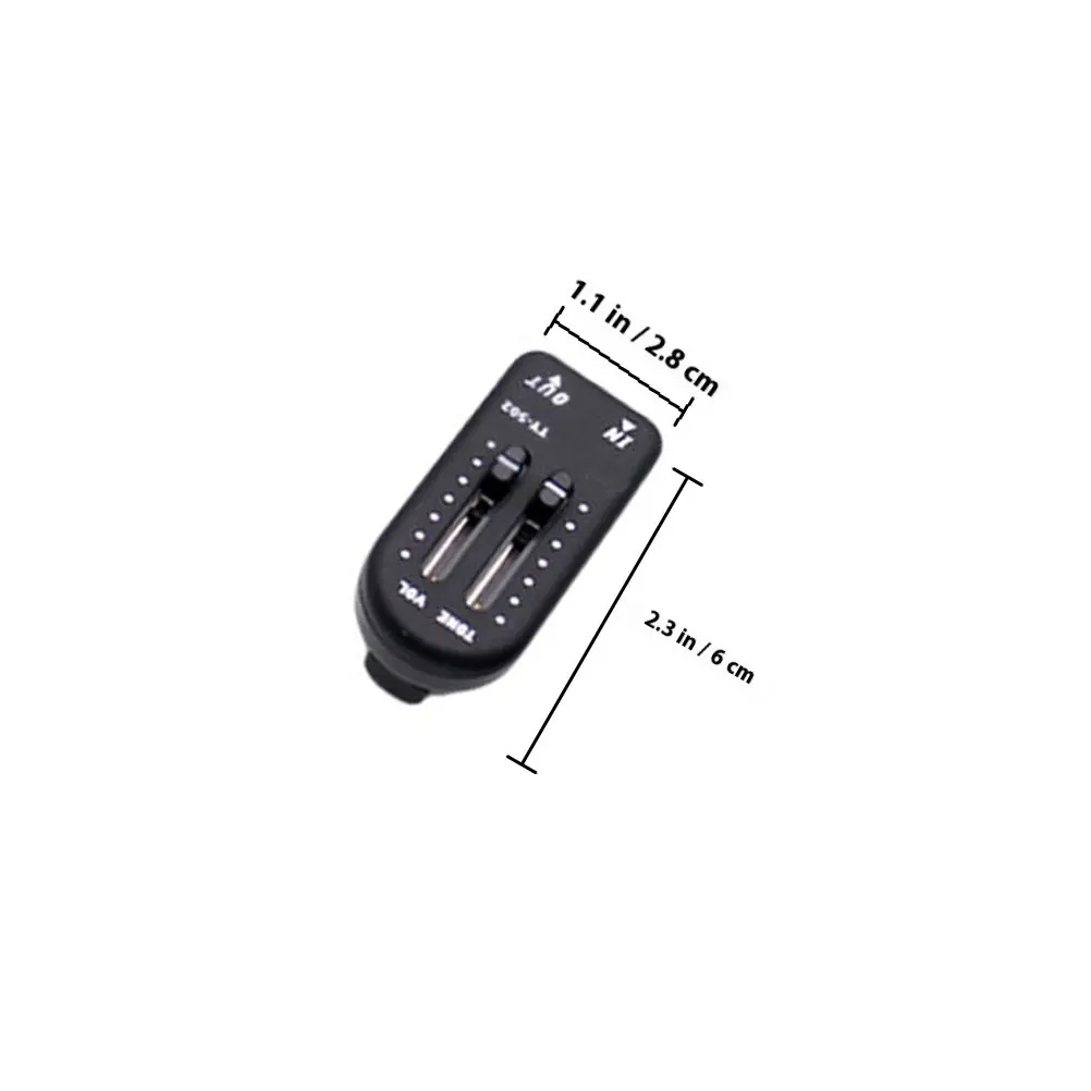 1Set Violin Pickup Piezo Professional Musical Instrument Pickup Black Durable Amplifier Sound Effect for Guitar Violin Ukulele - view 2