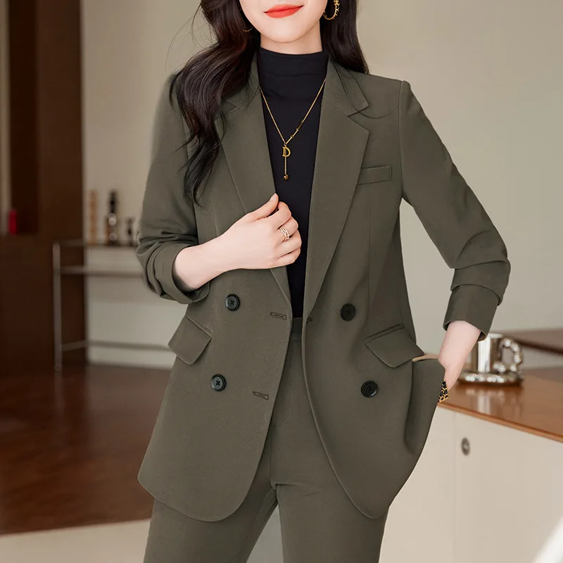 

Women's blazer for spring and autumn, new style with a high-end, fashionable, and unique design, suitable for professional wear