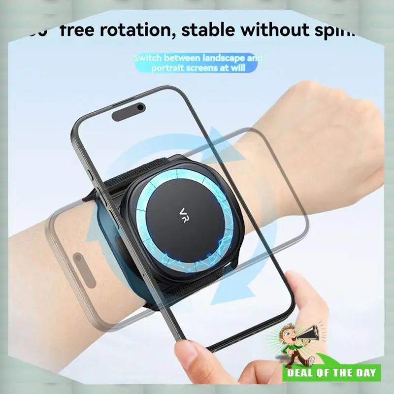 24-Hour Delivery Breathable Silicone Portable Wrist Magnetic Phone Stand Flexible Tools Stand Smartphone Compatible Android