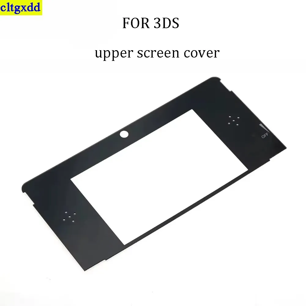 cltgxdd 1piece FOR 3DS game console top plastic/glass mirror LCD screen display cover repair and replacemrs on the top