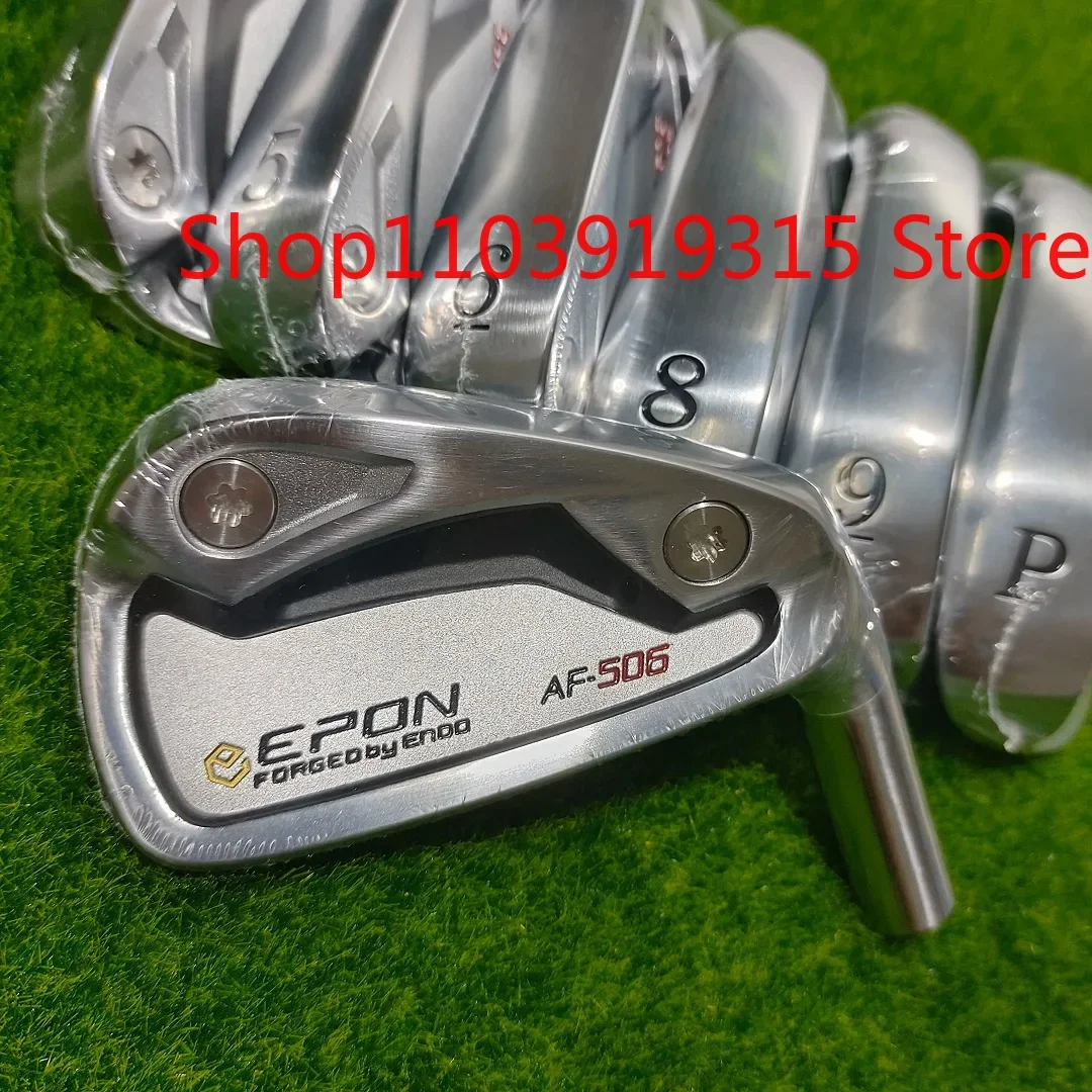 

LISM Palos de golf Epon AF 506 Juego de Iorn para hombre Forjado de hierro blando 7 piezas (4,5,6,7,8,9, P) con eje acero/gra