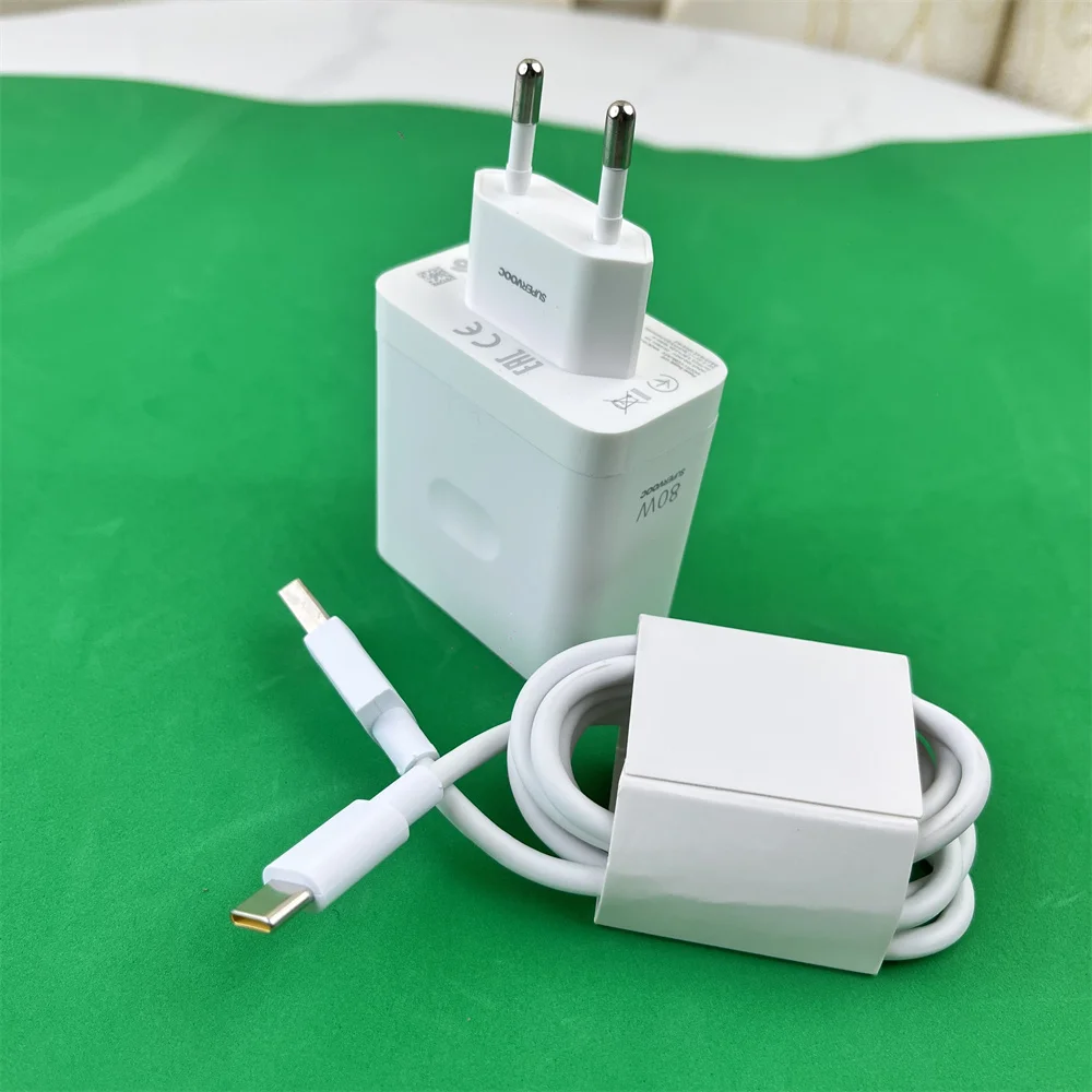 

Быстрое настенное зарядное устройство Realme 80 Вт SuperVOOC EU для Realme 15 Pro 14 13 11 Pro+ GT NEO 4 3 NEO 7 6 SE Narzo 80 60 Pro USB-кабель типа C