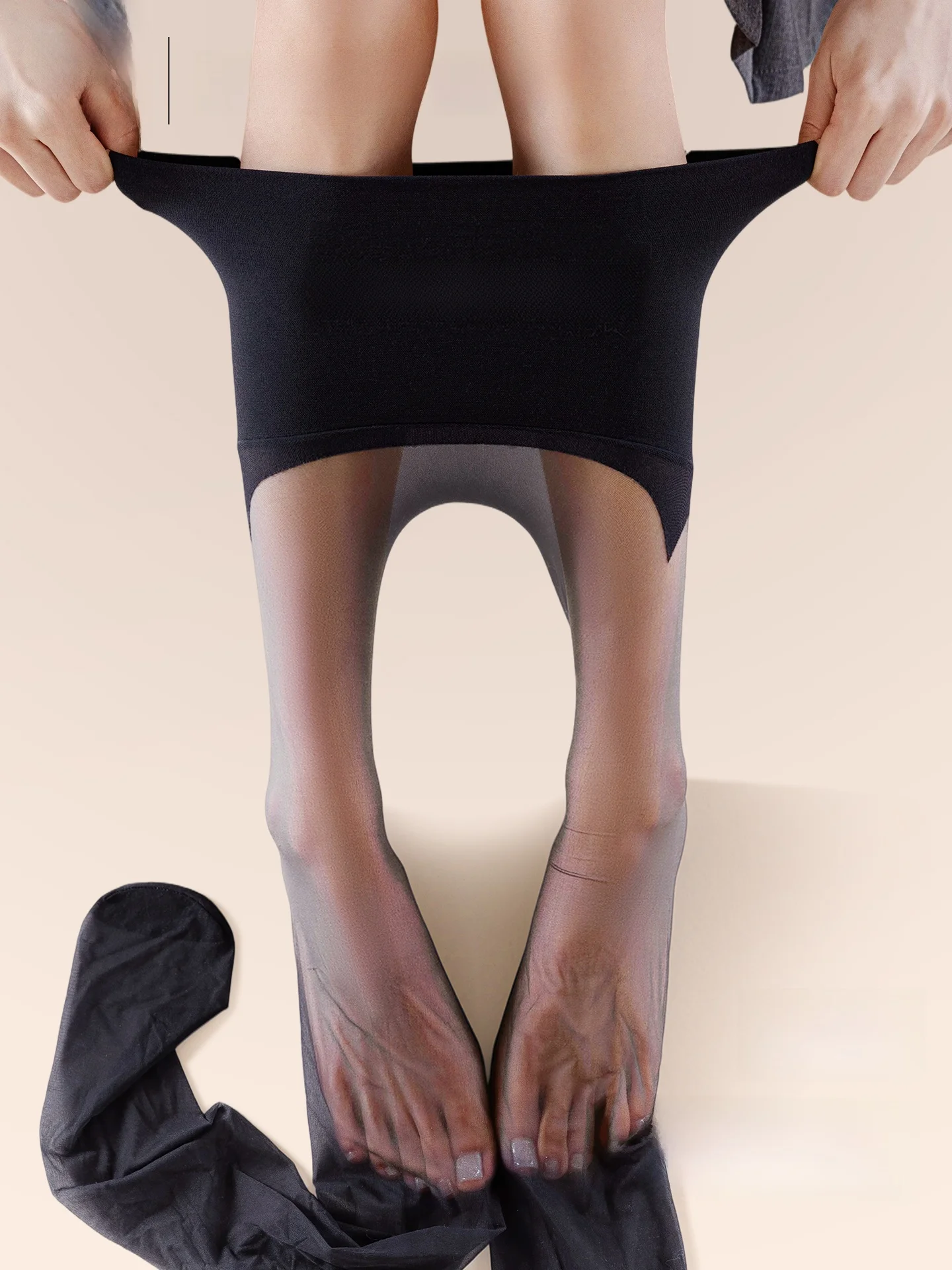 Ultra-Thin Seamless Women's Stockings High-Transparency Anti-Catch Thread Black Grey Leggings Pantyhose Catman 2026 New Model