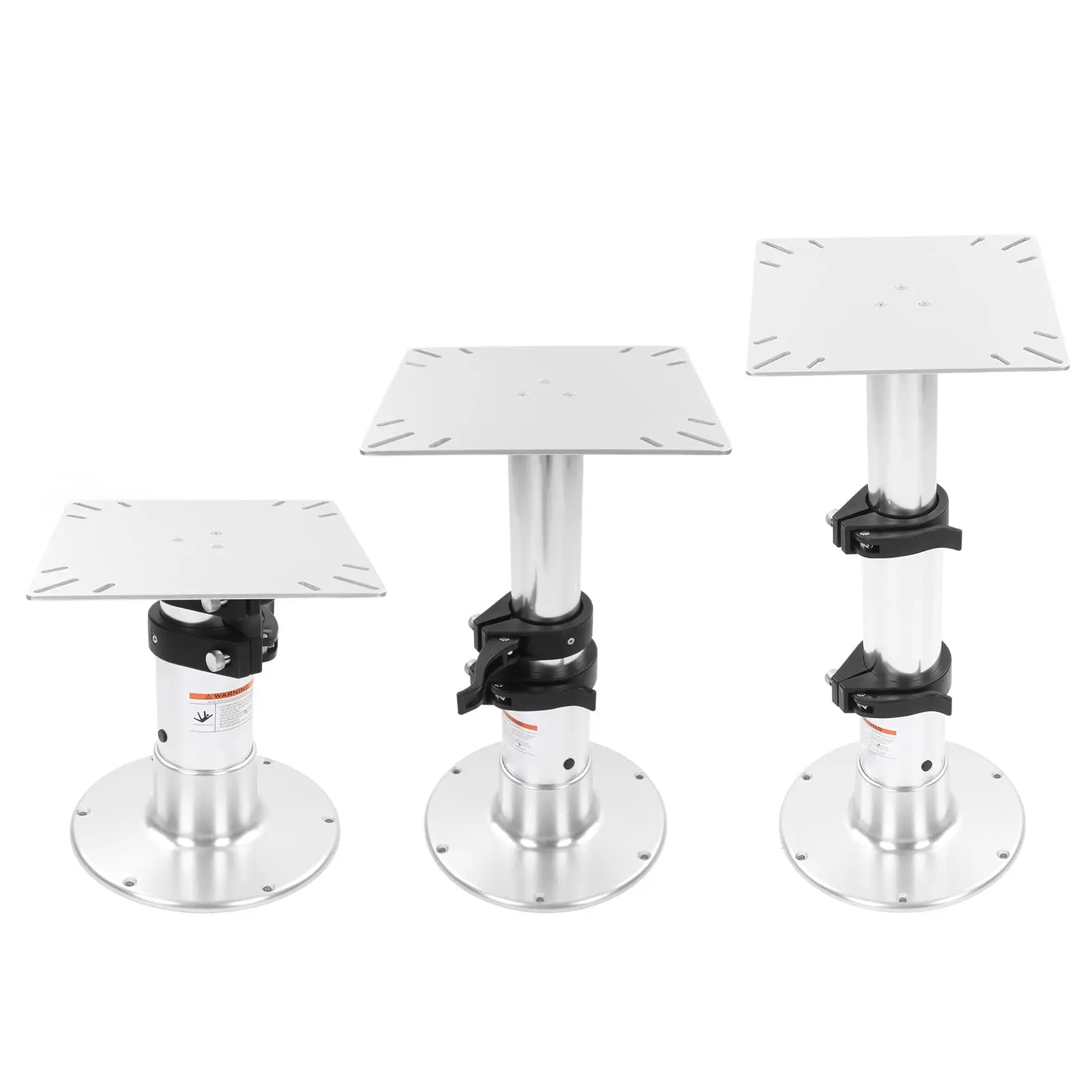 

Fast & Free Local Shipping Adjustable Table Pedestal Stand Leg for RV Boats Yachts Homes, Bright , 3 Stages Height Adjustment