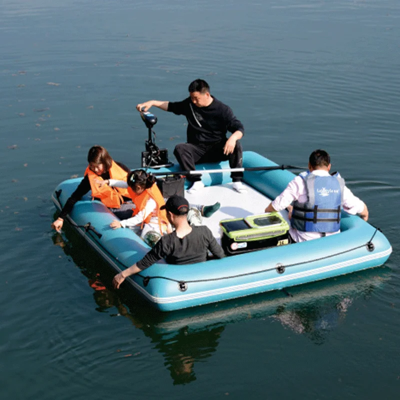 2.3-4m Anti-collision Design Drop Stitch PVC Fishing Boat Inflatable Floating Platform