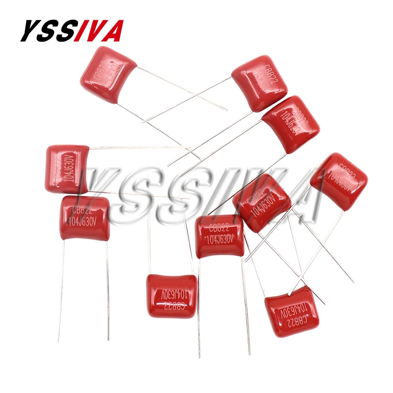 10PCS 63V 100V 250V 400V 450V 630V 2000V CBB Polypropylene film capacitor 101 103 104 105 125J 221 222 223 224 225 332 333 334