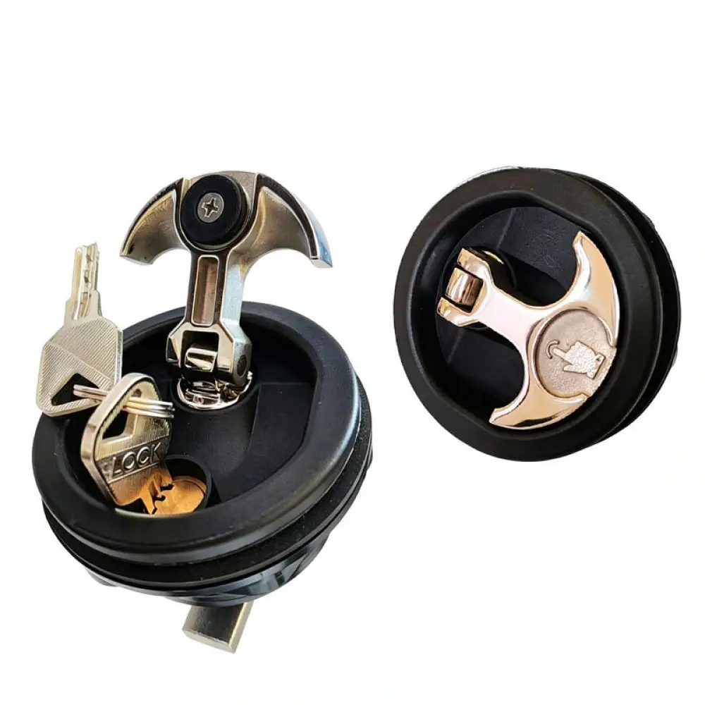 Marine Boat Deck Latch 316 Stainless Steel Flush Lock For Yacht Hatch Cabinet Door Toolbox Storage Box Hardware