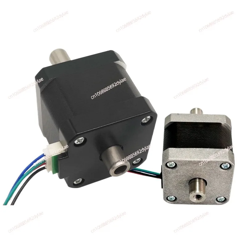 Small 42 hollow shaft 34 stepper motor 4048 hybrid motor 60mm hollow double shaft 10 through-hole 6.2m