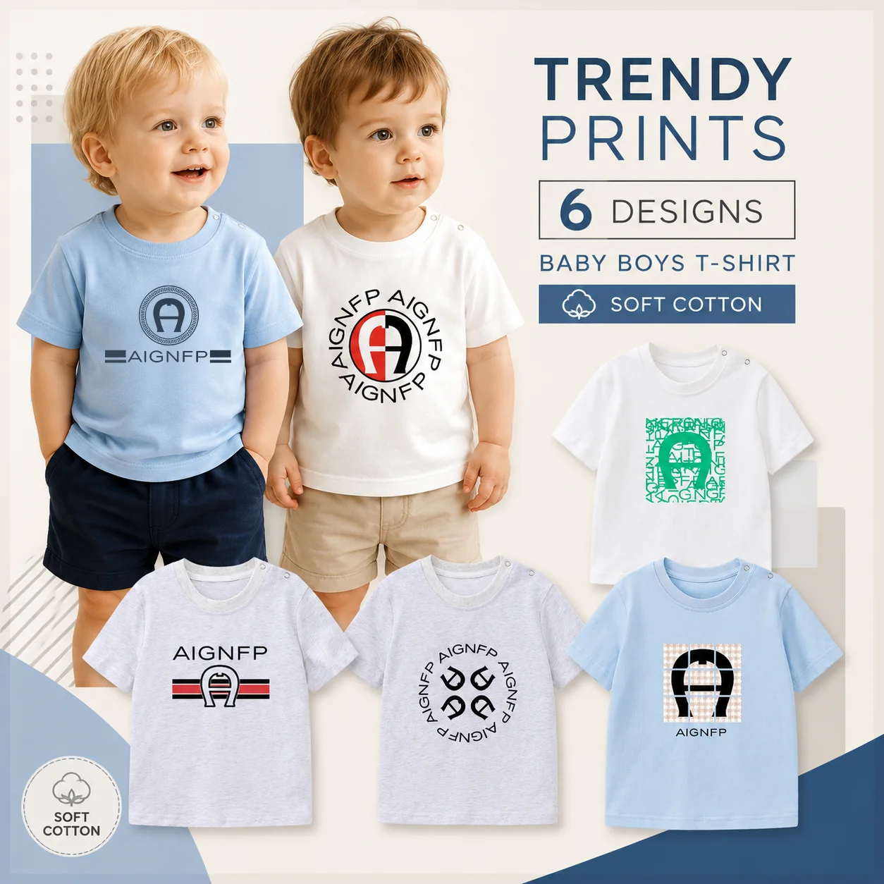 fashion Newborn T-shirt 2026 New Baby Summer clothes vacation casual Tees cotton Toddler Boy short sleeve Trend letter print Top