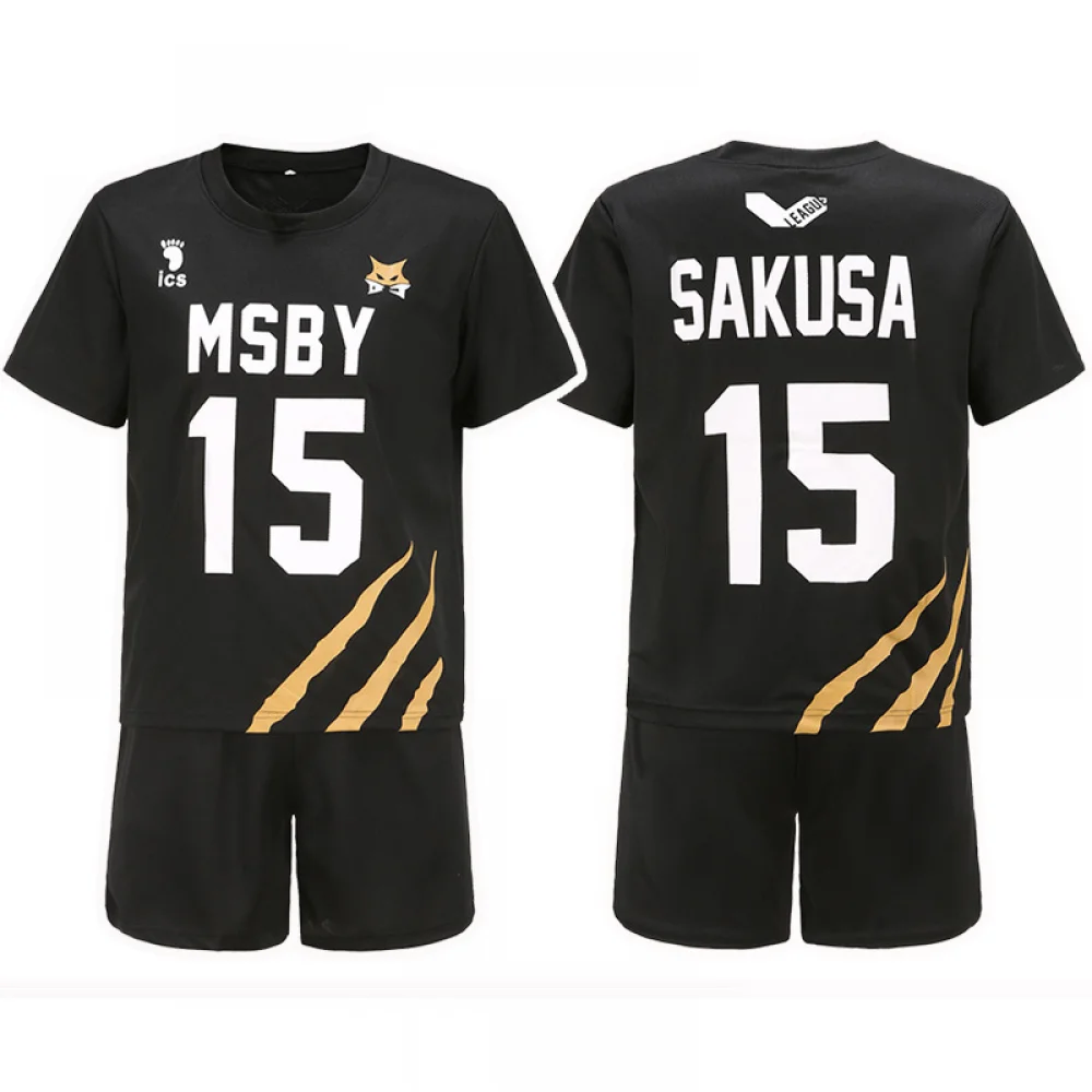 Anime Miya Atsumu Cosplay Costume MSBY Jersey T-Shirt Shorts Uniform Volleyball Club High School Halloween Party Sport Suit