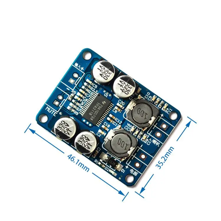 TPA3118 PBTL mono digital amplifier board 1X60W 12V 24V POWER AMP for arduino