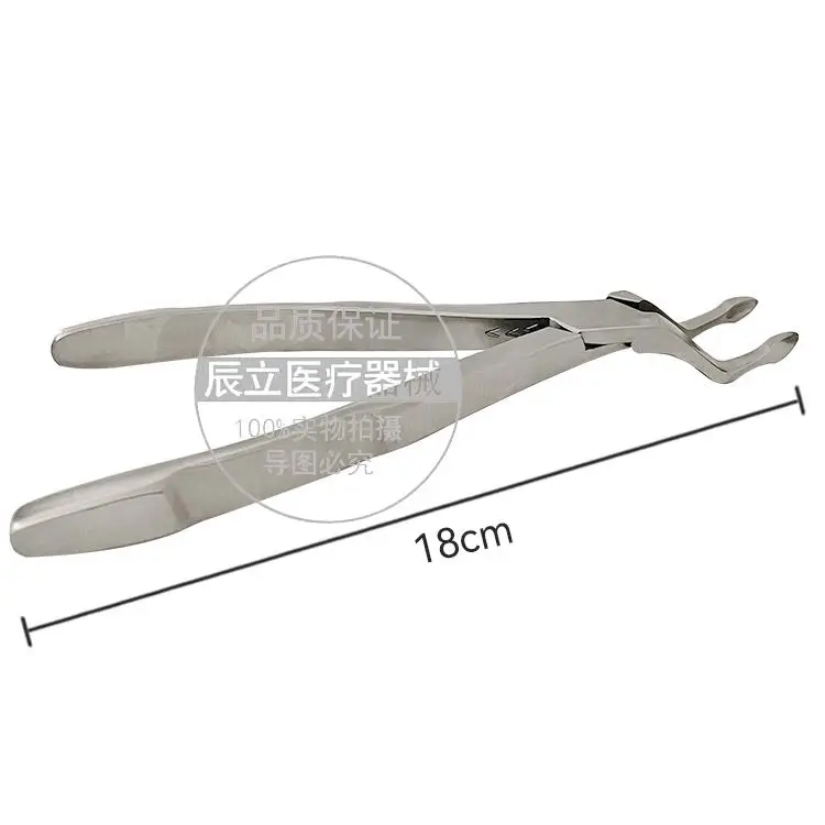 Dental extraction forceps, root forceps, mandibular and subgingival implants, dental instruments and tools
